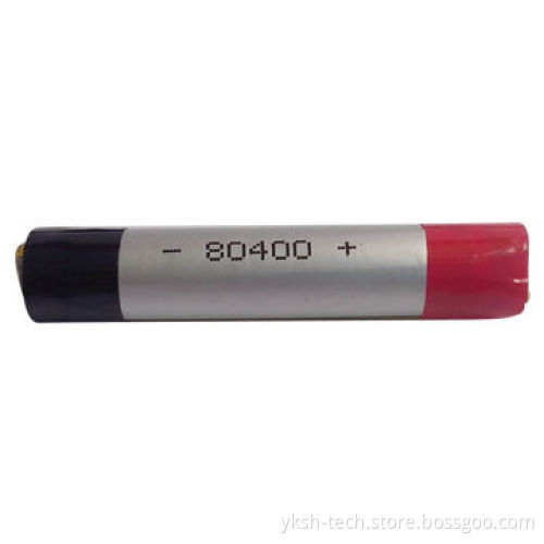Soft Pack Lithium Polymer Battery, ICS80400 with 3.7V, 185mAh for Electronic Cigarettes